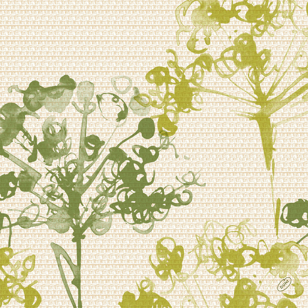 Dunisoft&reg; Napkin Green Umbles 40cm