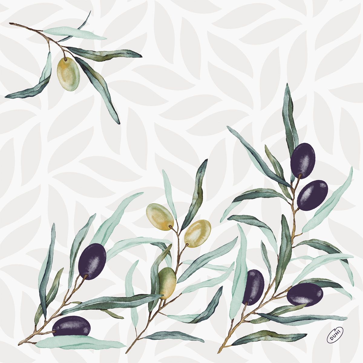 Dunisoft&reg; Napkin Olive Garden 40cm