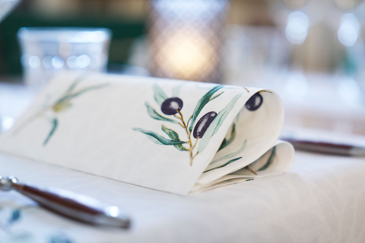 Dunisoft&reg; Napkin Olive Garden 40cm