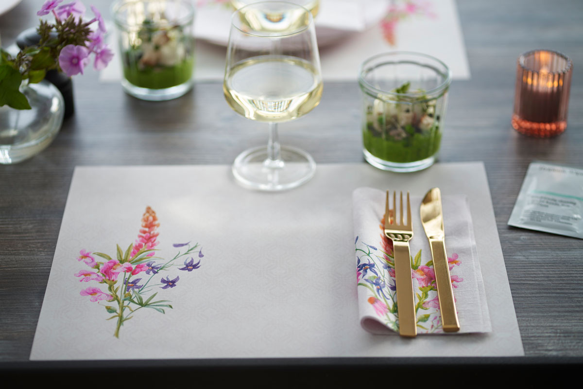Floret 3ply Tissue Napkin 33cm