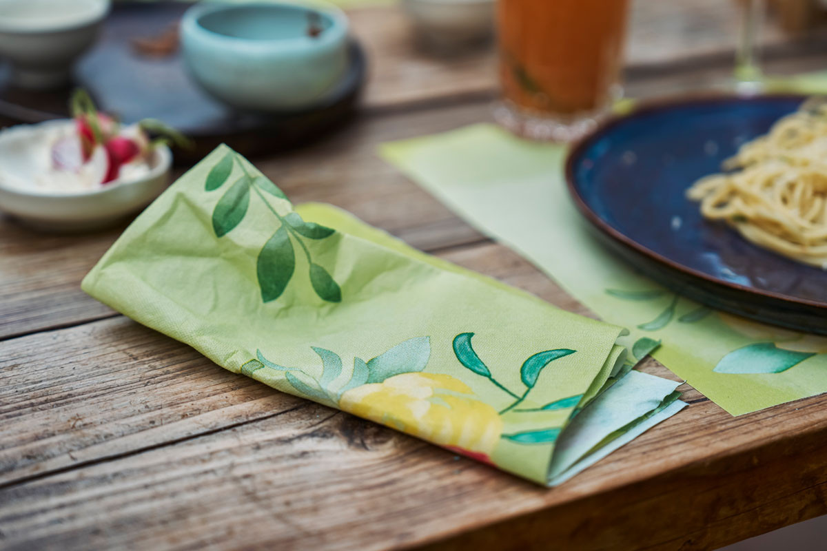 Soft Tropics 3ply Tissue Napkin 33cm