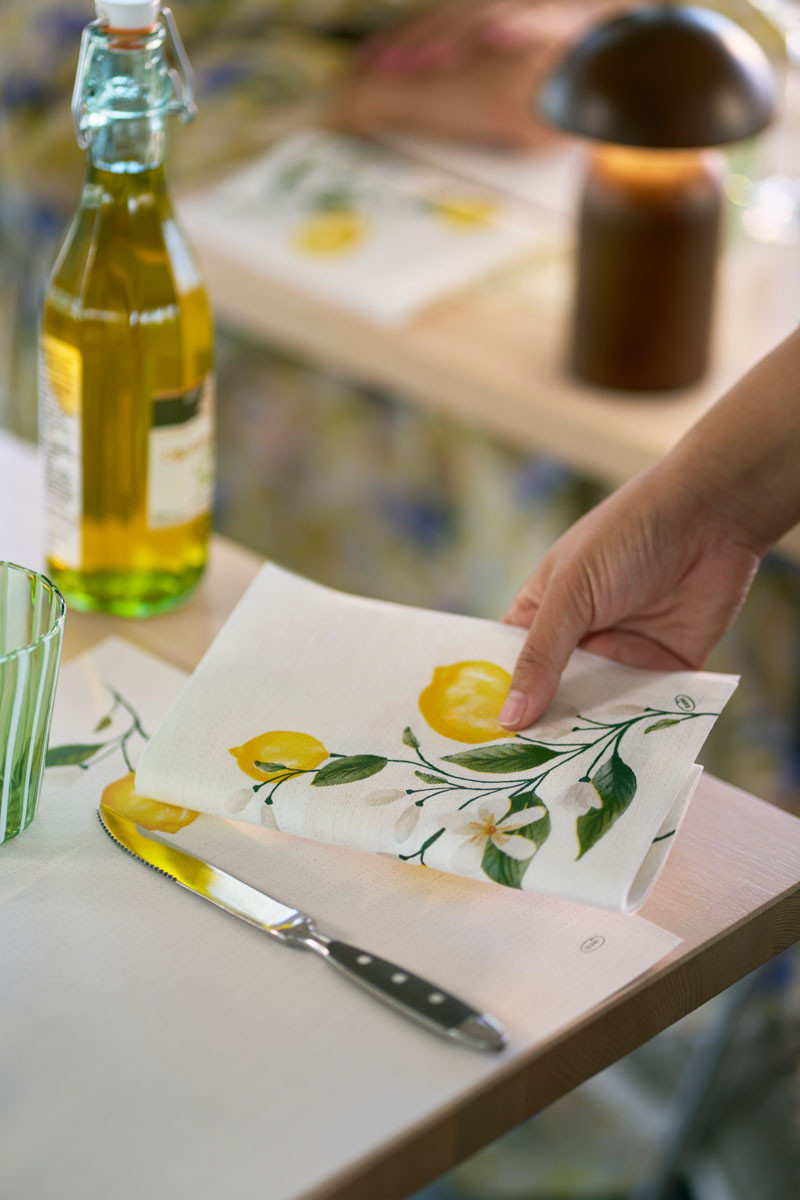 Dunisoft&reg; Napkin Lemon Fiesta 40cm