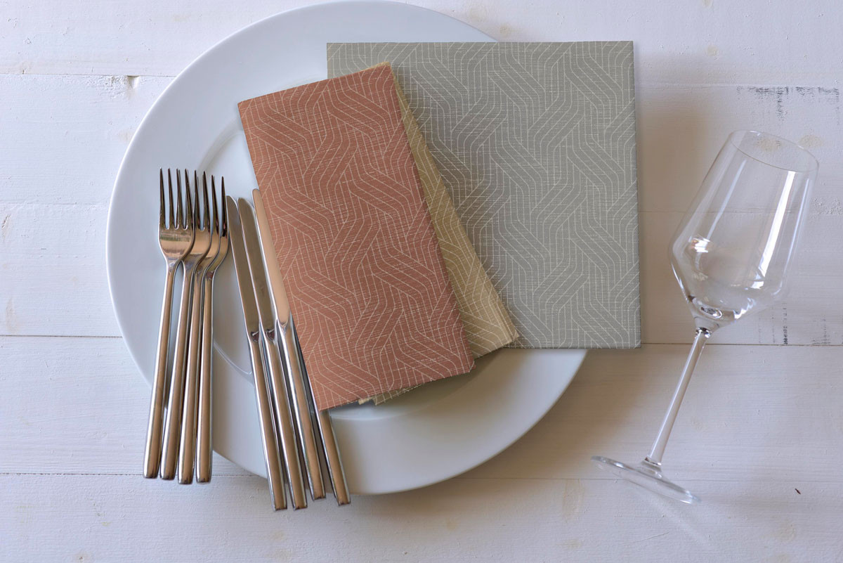 Dunisoft&reg; Napkin Woven Granite Grey 40cm