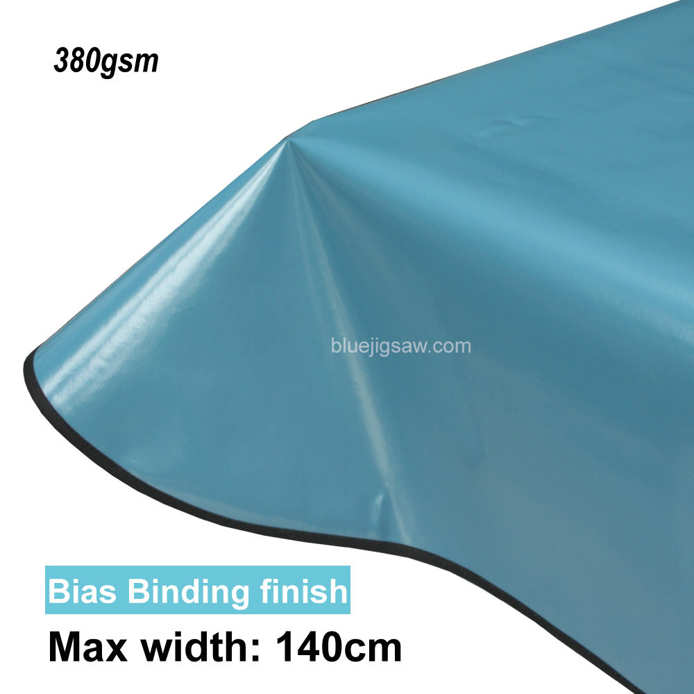 Air Force Blue PVC Tablecloth with edge finish