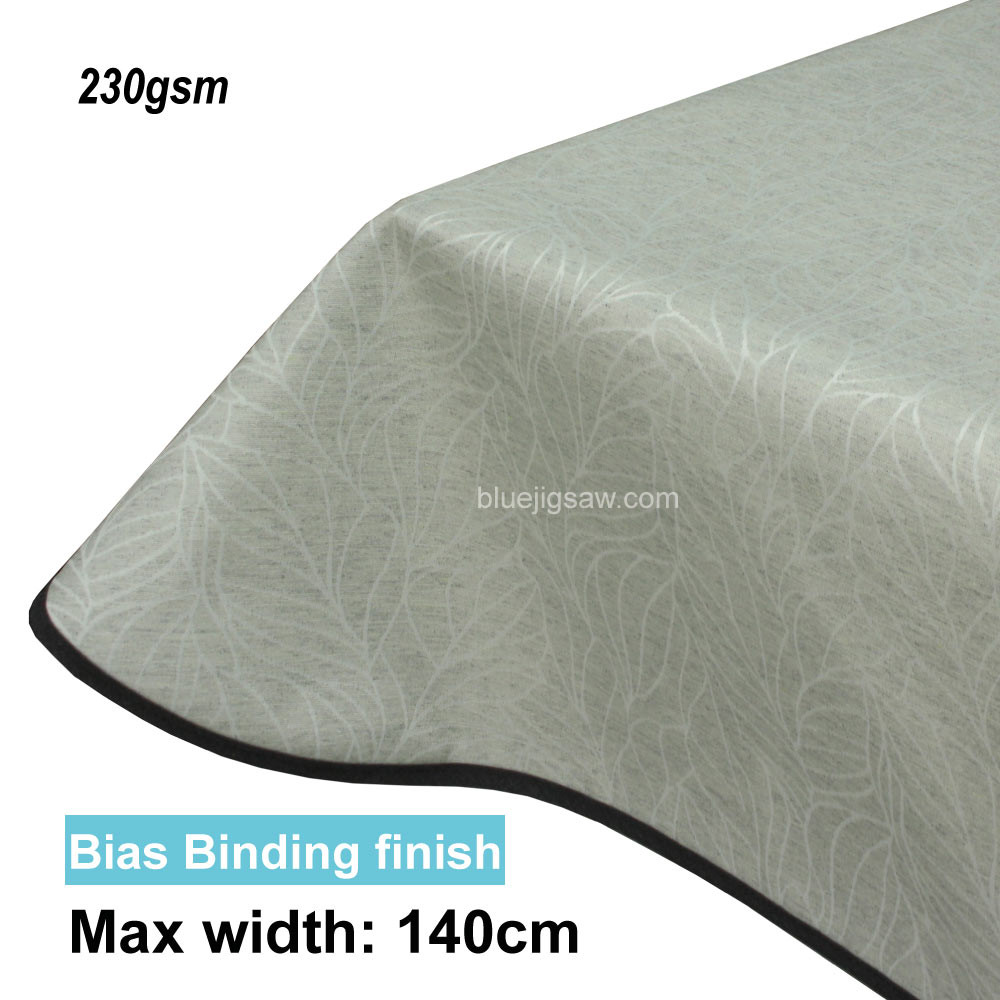 Acrylic Coated Tablecloth with Bias Binding