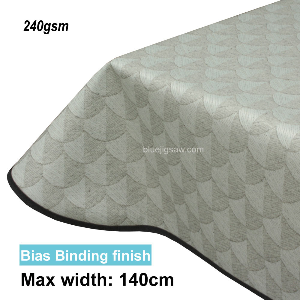 Acrylic Coated Tablecloth with Bias Binding