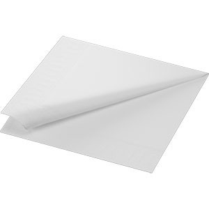 Cocktail Tissue Napkin, 3ply 24cm White