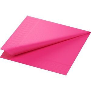 Cocktail Tissue Napkin, 3ply 24cm Magenta