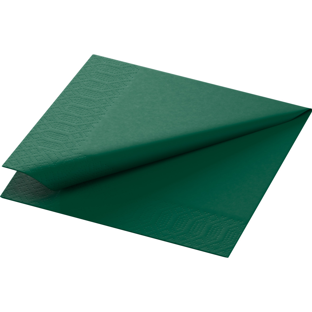 Dinner Tissue Napkin, 3ply 40cm Forest Green