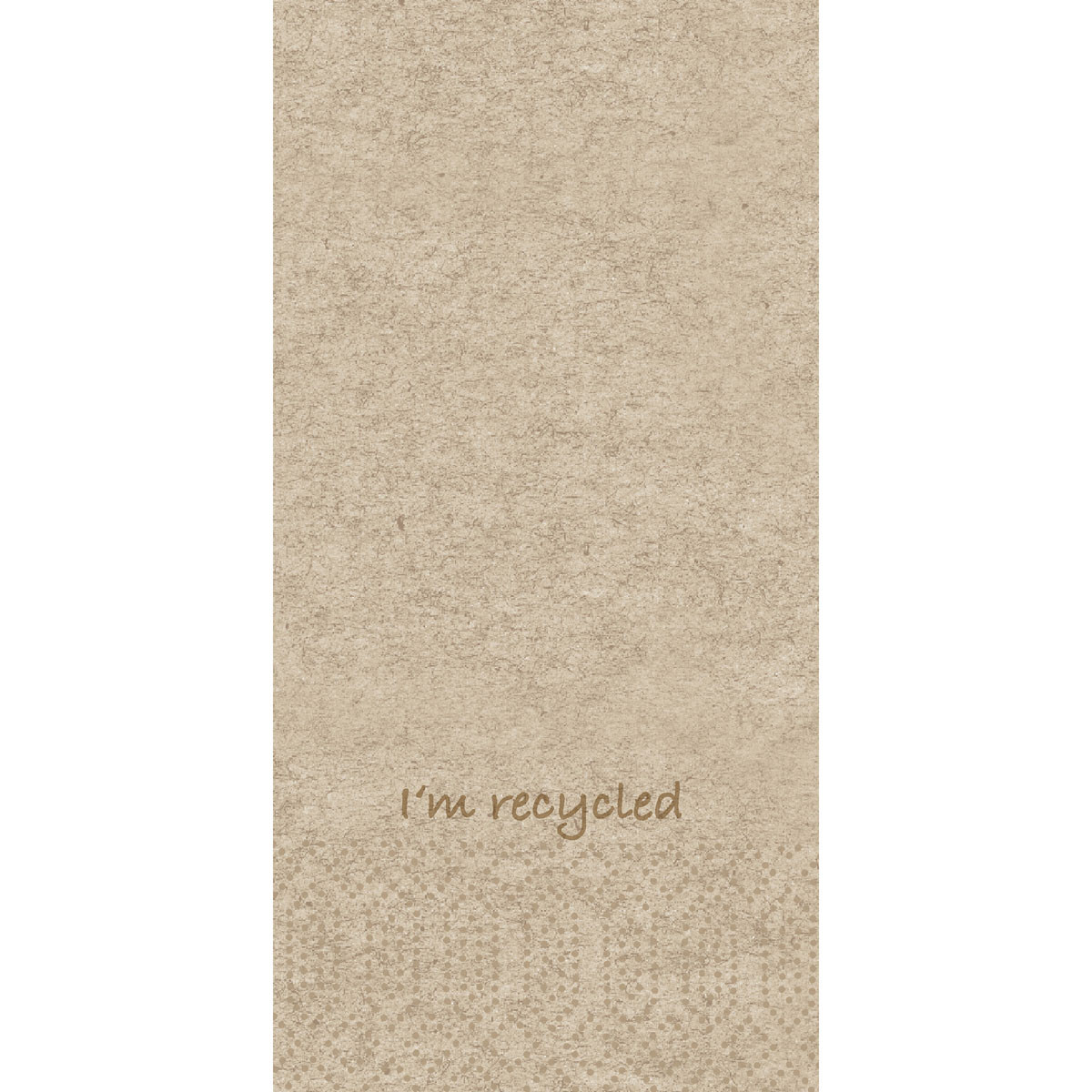 Duni I'm Recycled 2ply Tissue Napkin, 33cm x 33cm, 8-Fold