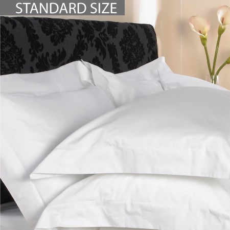 Lunar Cotton Housewife Pillow Cases White