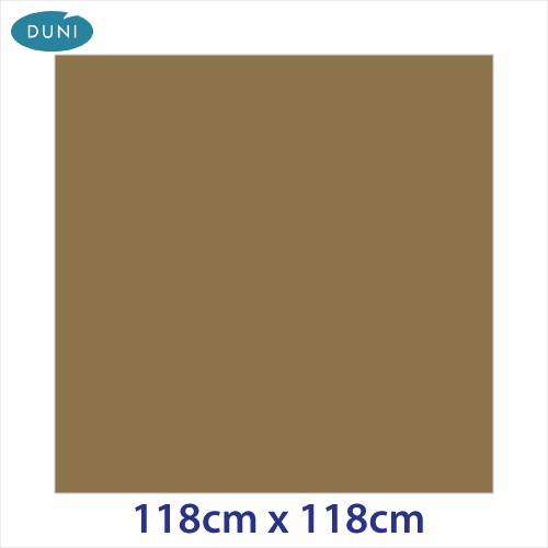 Dunsiilk Unicolour Tablecovers, 118cm x 118cm, Gold