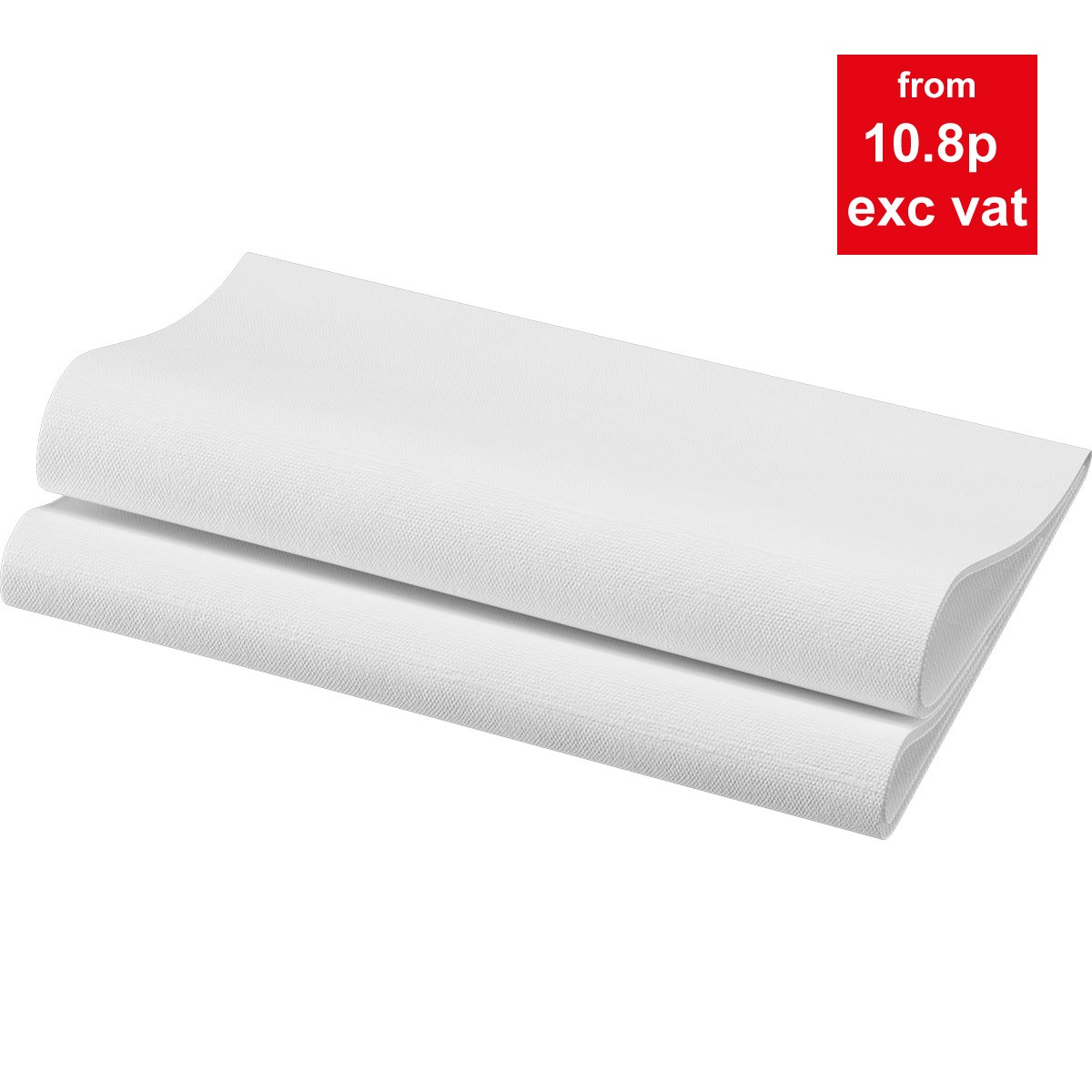 Dunisoft® 40cm Napkins White