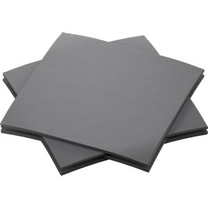 Dunisoft 20cm Napkins Granite Grey