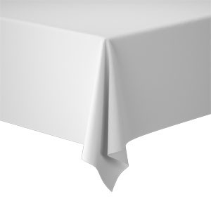 White Dunicel&reg; Table Cover