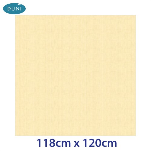 Dunisilk Linnea Tablecovers, 118cm x 120cm, Cream