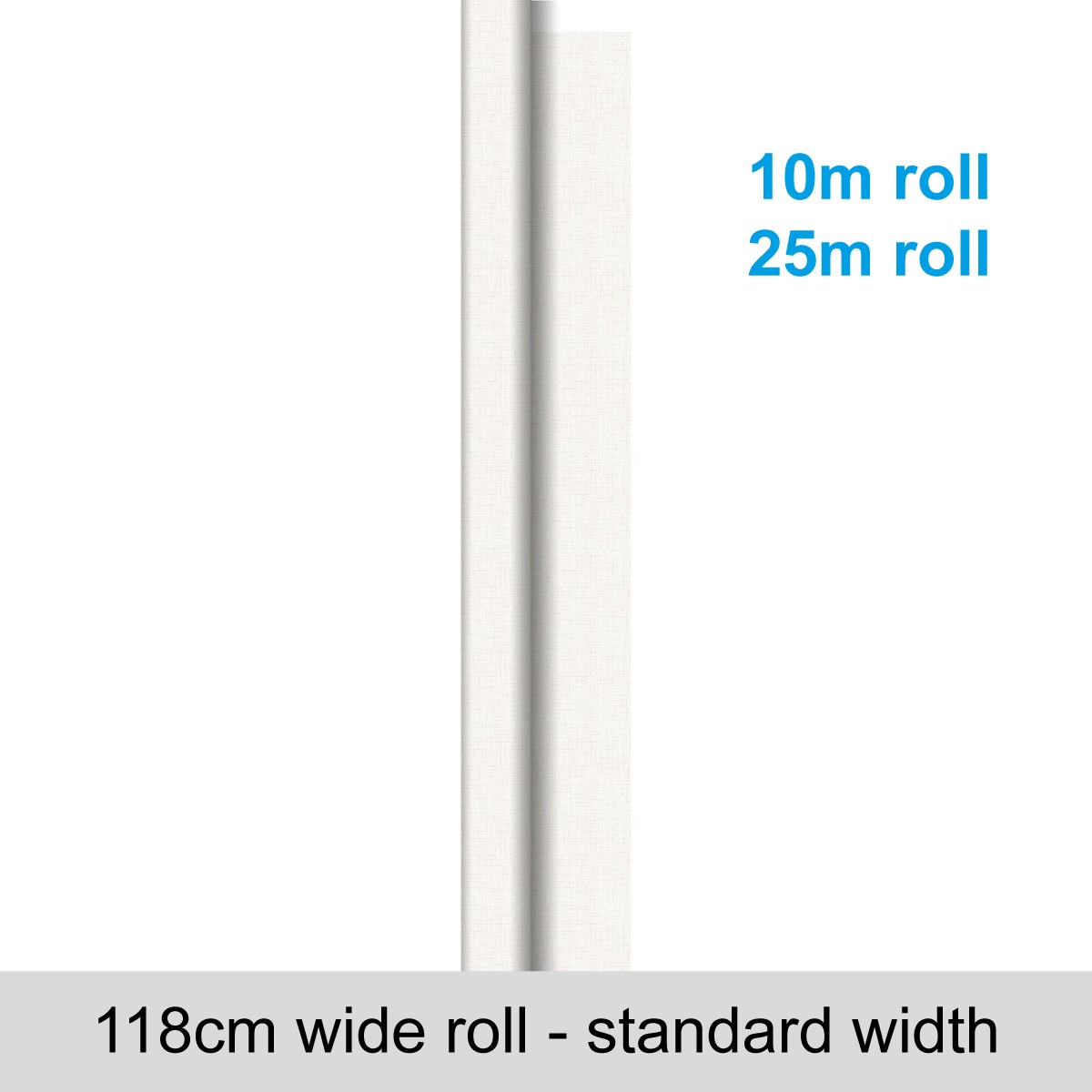 Dunisilk Linnea White Banquet Roll