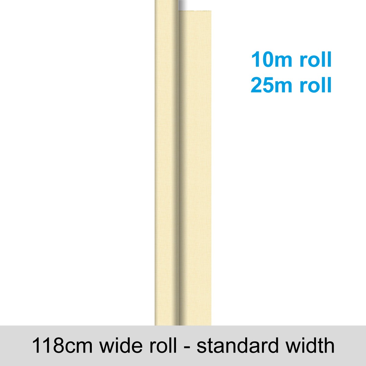 Dunisilk Linnea Cream Banquet Roll