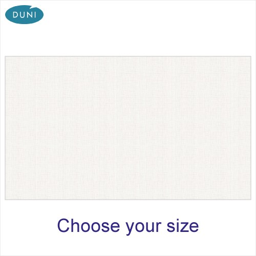 White Linnea Rectangle Dunisilk® Tablecover