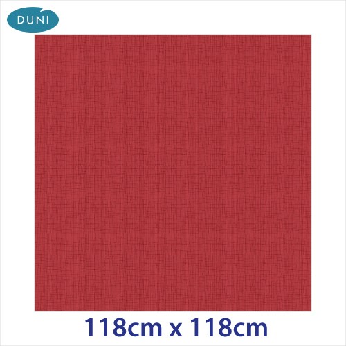 Dunisilk Linnea Tablecovers, 118cm x 118cm, Bordeaux