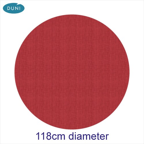 Dunisilk Linnea Round Bordeaux Tablecovers