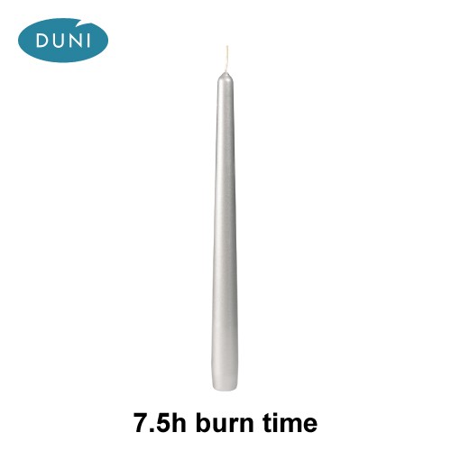 Duni Silver Antique Candles