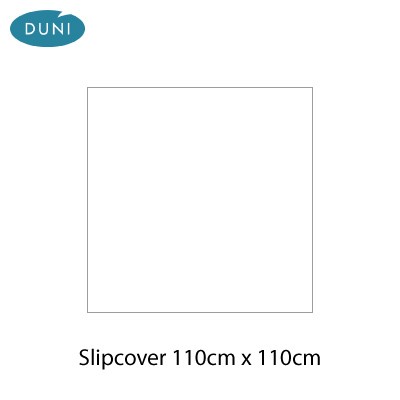 Evolin 110cm x 110cm White Slipcovers
