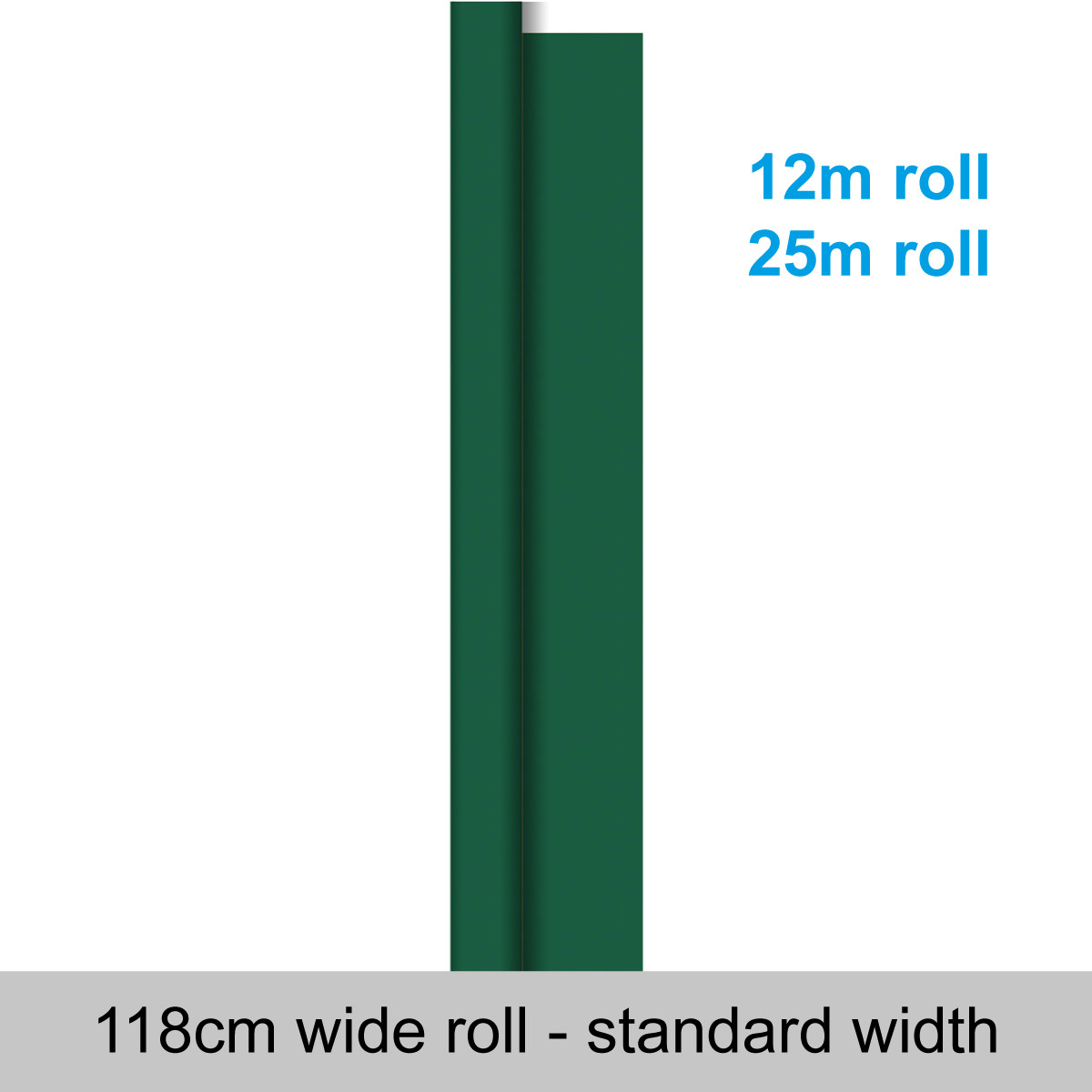 Dunicel&reg; Dark Green Banquet Roll