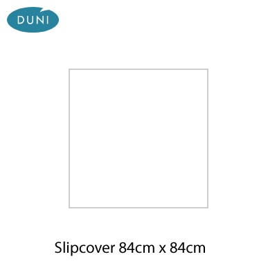 Evolin 84cm x 84cm White Slipcovers