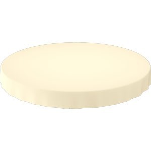 Evolin Round Tablecovers, 180cm Diameter, Cream