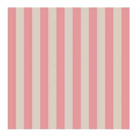 Ambiente 3ply 33cm Paper Napkins, Stripes Rose Taupe