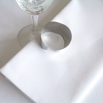Plain White Cotton Tablecloth