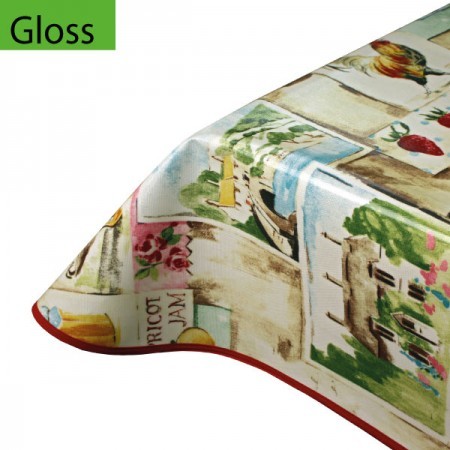 Country Life, Gloss Oilcloth Tablecloth