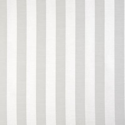 Fryetts Ascot Stripe White Furnishing Fabric, Remnant