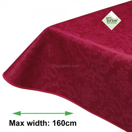 Park Lane Fuchsia Acrylic Coated Tablecloth
