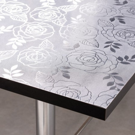 Extra Thick Embossed PVC Table Protector. Bronte, Square