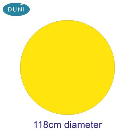 Dunicel Tablecovers, 118cm Diameter, Yellow