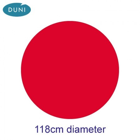 Dunicel Tablecovers, 118cm Diameter, Red