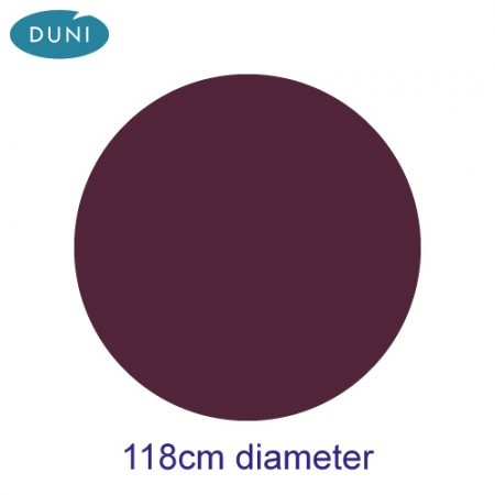 Dunicel Tablecovers, 118cm Diameter, Plum