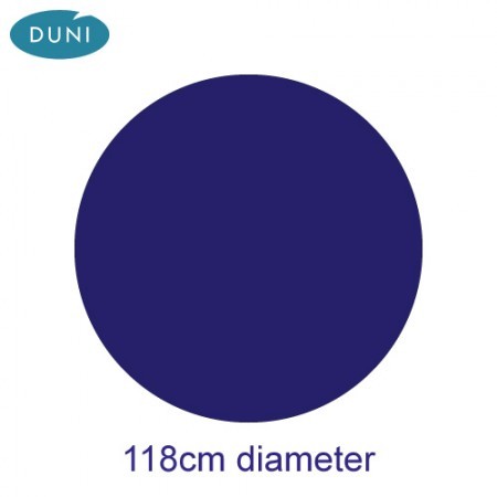 Dunicel Tablecovers, 118cm Diameter, Dark Blue