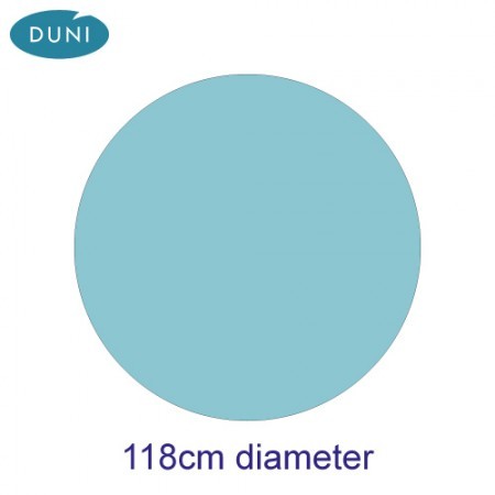Dunicel Tablecovers, 118cm Diameter, Mint Blue