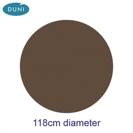 Dunicel Tablecovers, 118cm Diameter, Chestnut
