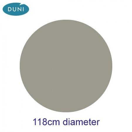 Dunicel Tablecovers, 118cm Diameter, Granite Grey