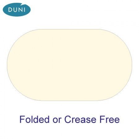 Dunicel® Oval Tablecover Cream