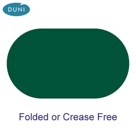 Dunicel Folded Oval Tablecovers, Dark Green