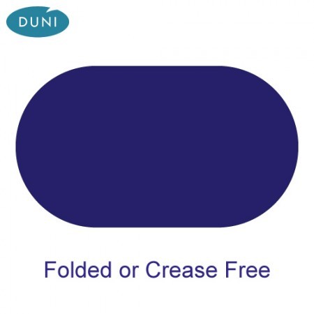 Dunicel Folded Oval Tablecovers, Dark Blue