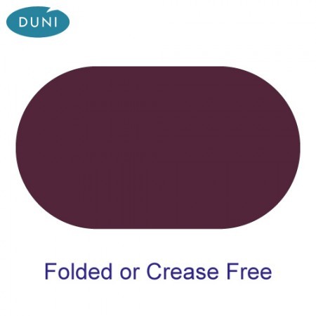 Dunicel Folded Oval Tablecovers, Plum