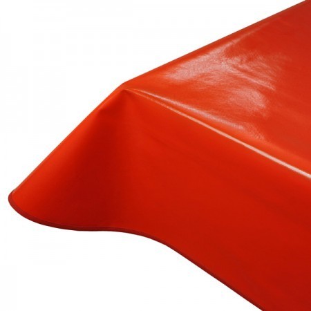 Red Wipeclean PVC Tablecloth