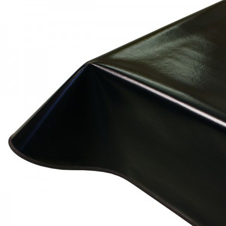 Black Wipeclean PVC Tablecloth