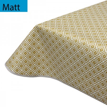 MiMi Ochre, Matt Oilcloth Tablecloth